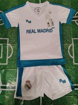 Real Madrid - officiële licentie voetbaltenue wit - maat (4) 104