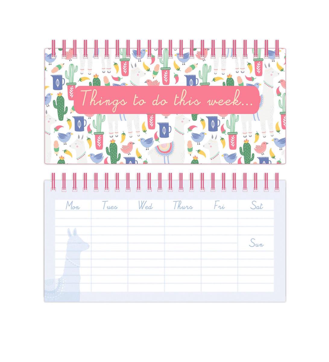 Llama - weekplanner things to do