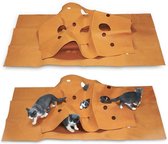 Adventure Carpet Interactieve Kattenspeelmat - Oranje - Speelgoed voor dieren