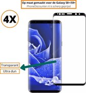 Fooniq UV Screenprotector Transparant 4x - Geschikt Voor Samsung Galaxy S8+