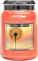 Village Candle Kaars Empower 10 X 15 Cm Wax Oranje