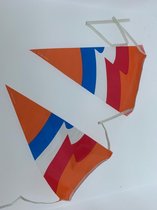 PE vlaglijn 6M Rood/Wit/Blauw/Oranje