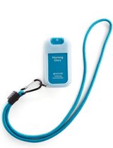 HAAN Hydrating Hand Sanitizer - Handzeep - Desinfecterend - Spray 30ml + Houder + Lanyard - Morning Glory - Navulbaar