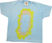 Anha'Lore Designs - Spookje - Kinder t-shirt - Lichtblauw - 3/4j (104)
