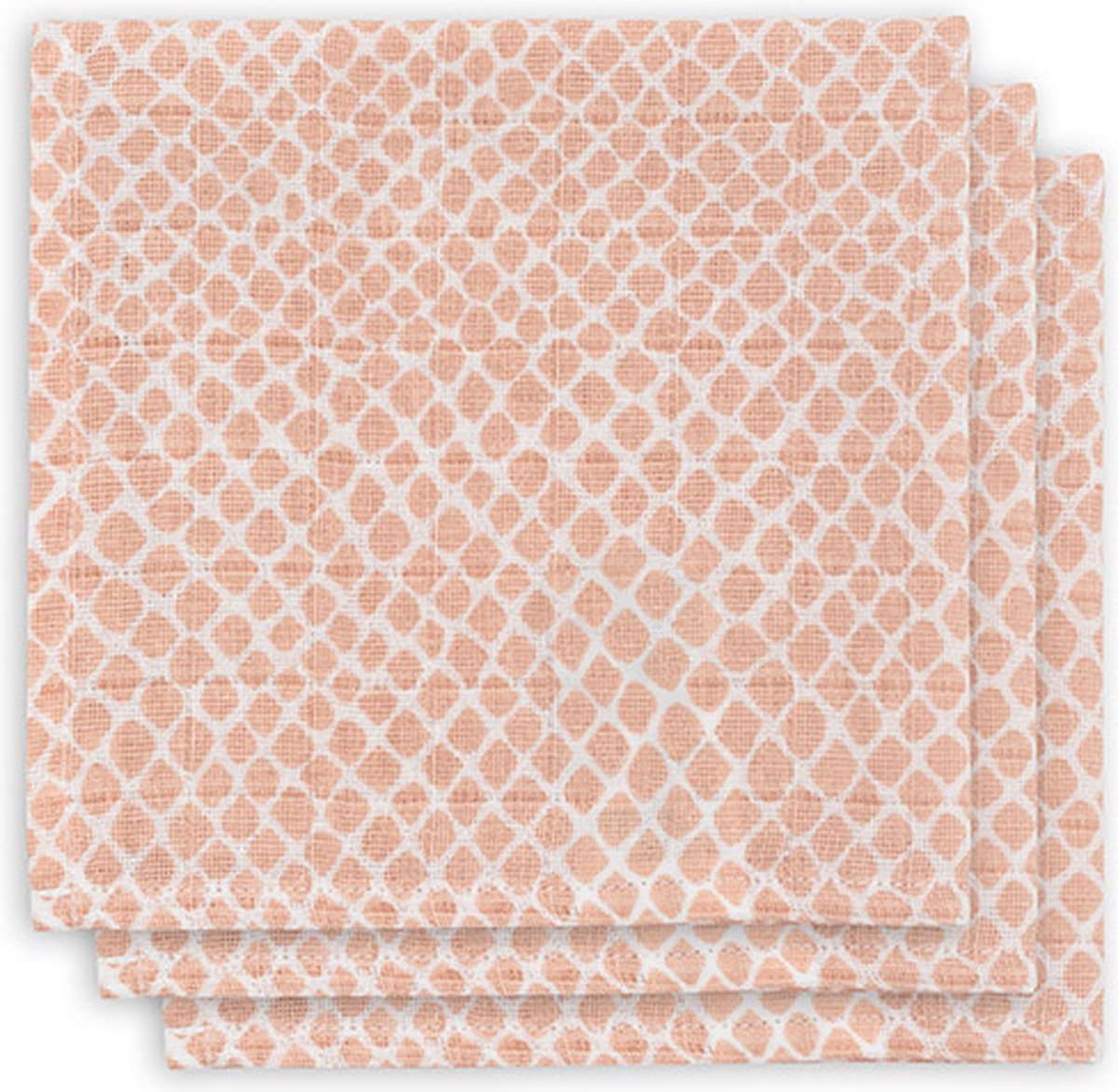 Goedkoopste Jollein Hydrofiel Monddoekje Snake - Pale Pink - 3 Stuks