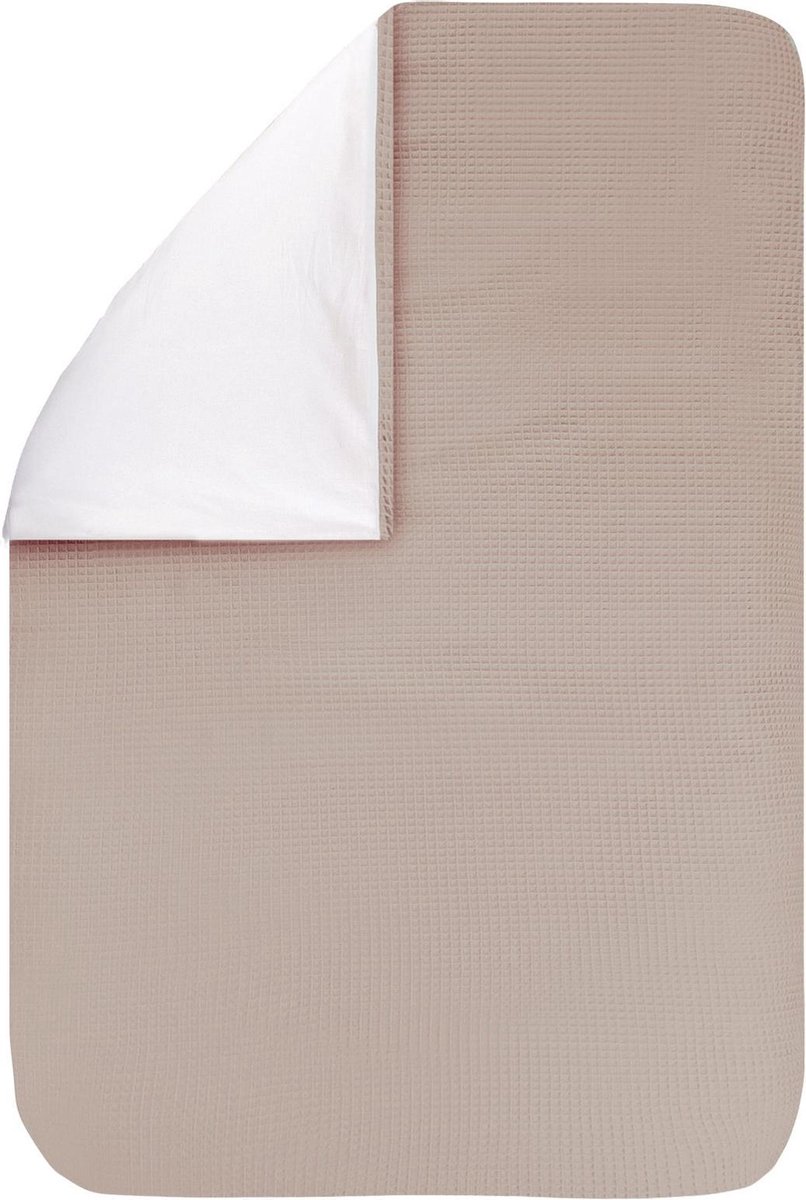 BINK Bedding Dekbedovertrek Wafel (Pique) Zand 80 x 60 (zonder sloop)