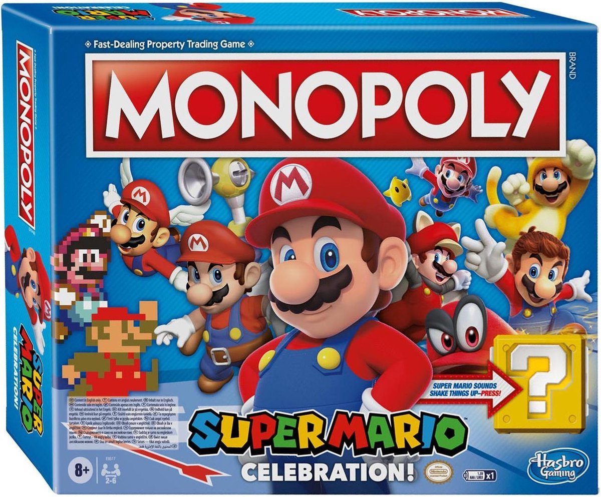 Monopoly Super Mario Celebration - Engelstalig Bordspel