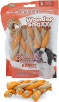 Wonder Snaxx - Aardappel en Kalkoen Twists - Voor honden - 6 Stuks - Goed verteerbaar