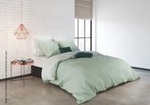 Dekbedovertrek Washed Cotton Mintgroen-140x200cm