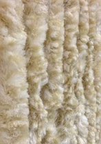 Lesli Fly rideau queue de chat blanc / beige 90 x 220 cm