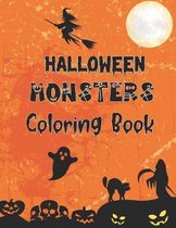 Halloween Monsters Coloring Book