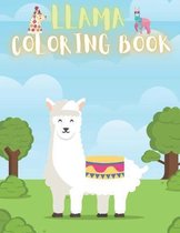 Llama Coloring Book