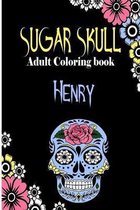 Henry Sugar Skull, Adult Coloring Book