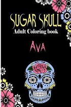 Ava Sugar Skull, Adult Coloring Book
