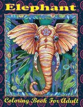 elephant coloring book for adult: (Adults