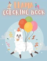 Llama Coloring Book