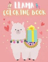 Llama Coloring Book