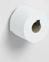 Clou Flat toiletrolhouder 12.1x4.8cm mat zwart