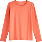 Coolibar - UV Shirt voor dames - Longsleeve - Morada - Zacht Koraal - maat XL