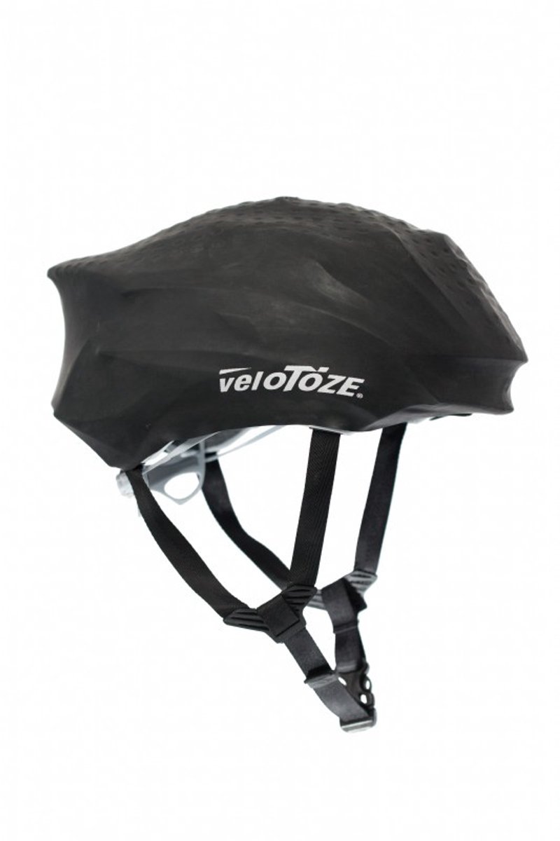 Velotoze Helmhoes Waterdicht Latex Zwart One-size