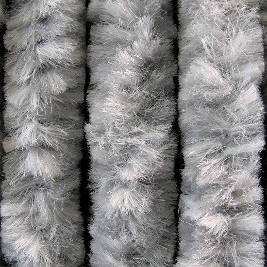 2LIF Martinique Wit-Grijs XL Vliegengordijn deur - 90 x 230 cm — afbeelding 4