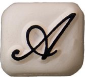 LaDot Tattoo Stempel Steen - S125A - Small - Letter A - Nep Tattoo - Black Tattoo - Kinderen en Volwassenen