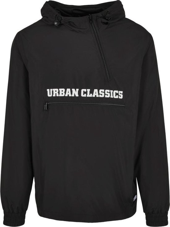 Urban Classics - Commuter Pullover Jas - L - Zwart