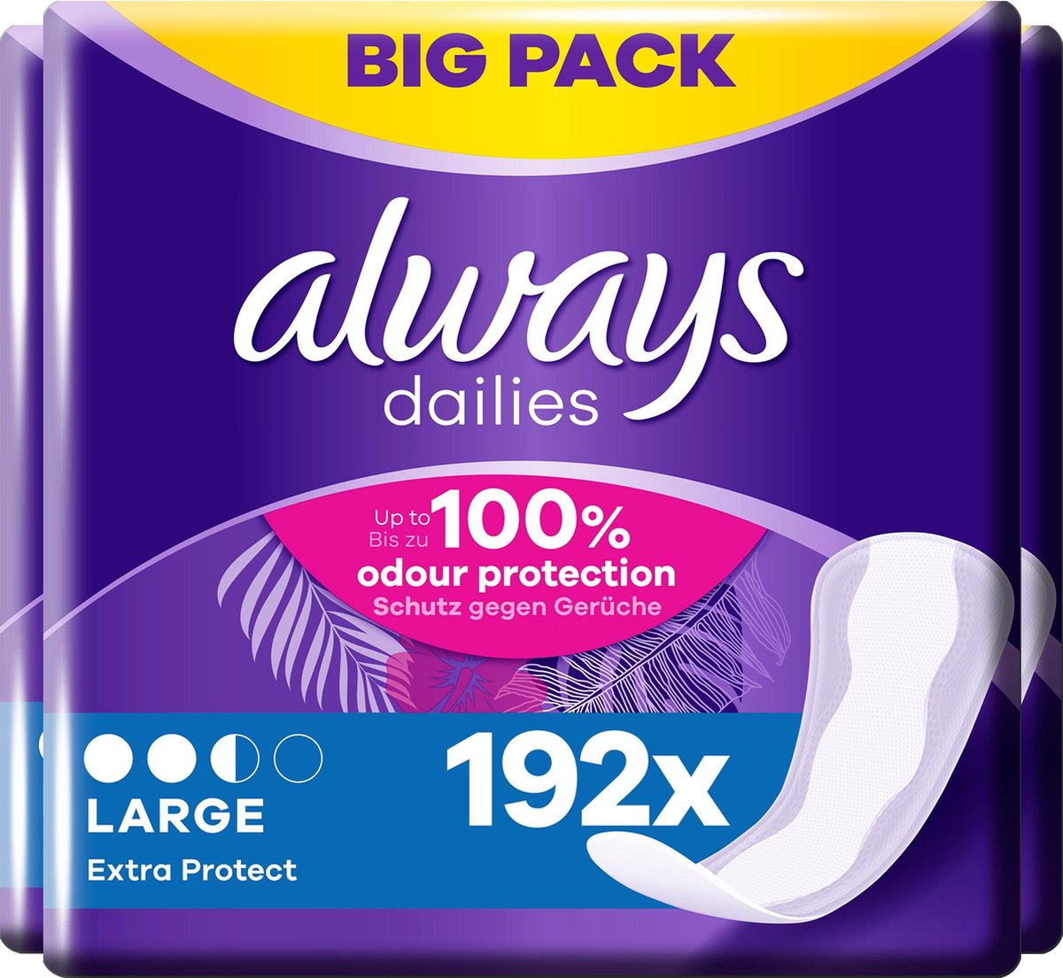 Always Dailies Extra Protect Large - 208 Stuks - Inlegkruisjes