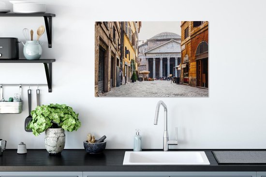 Rose dans la Rome antique 90x60 cm - Tirage photo sur toile (Décoration murale salon / chambre)