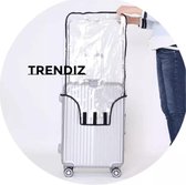 TRENDIZ Kofferhoes 66 cm - Koffer beschermhoes - Seal kofferhoes - PVC kofferhoes - Bagage hoes - Corver - Maat L