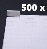 500 STUKS - Dubbelzijdige plakkertjes - 5 x 5 mm - Mini Tape - Mini Stickers - Foto's ophangen - Vision Board - Knutselen - DIY