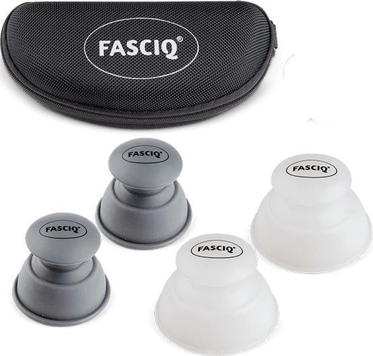 Goedkoopste FASCIQ® EasyPush - Cupping set - cupping cups - triggerpoint behandeling - fascia behandeling - huidverbetering - spierherstel