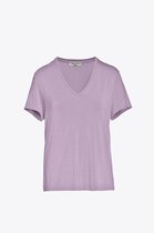 Beaumont Viscose Jersey T-shirt V-neck - T-shirt - Dames - Lila - L