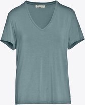 Beaumont Viscose Jersey T-shirt V-neck - T-shirt - Dames - Licht Blauw - L