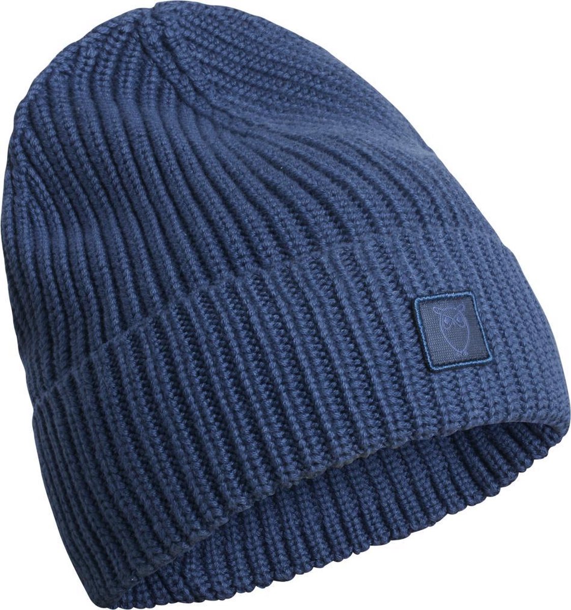 LEAF ribbing hat - GOTS/Vegan Dark Denim 1188
