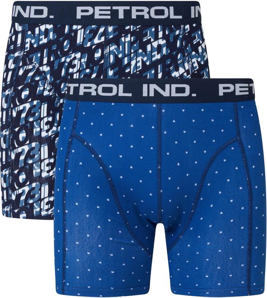 Petrol Industries - 2-pack boxershorts met print Heren - Maat M | bol.com