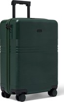 NORTVI Handbagage Koffer | Donkergroen | 55 cm | Duurzaam - Lichtgewicht – Premium