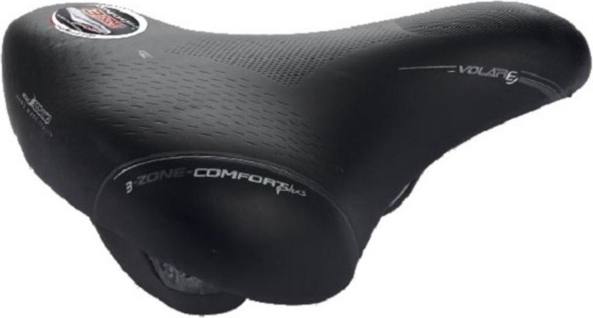 Selle Bassano Bigcity Volare 3 Zone Comfort Plus - Fietszadel - Zwart |  bol.com
