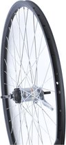 Achterwiel Remnaaf 28'' Nexus 3 met toebehoren Zwart-Grijs Dubbel/Hoog velg  (Chroom spaken) *Vintage/Dutch*