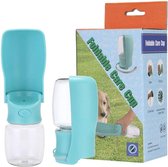 Outdoor Honden Drinkfles |550ml |honden waterfles | honden drinkfles onderweg | honden drinkbak| honden fles water - Honden bidon - Honden Drinkfles | pet water bottle | Waterfles- Blauw