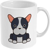 MUGZ - Cute Dogs - Mok - Theemok - Koffiemok - Theebeker - Koffiebeker - Cute Dogs Frenchie
