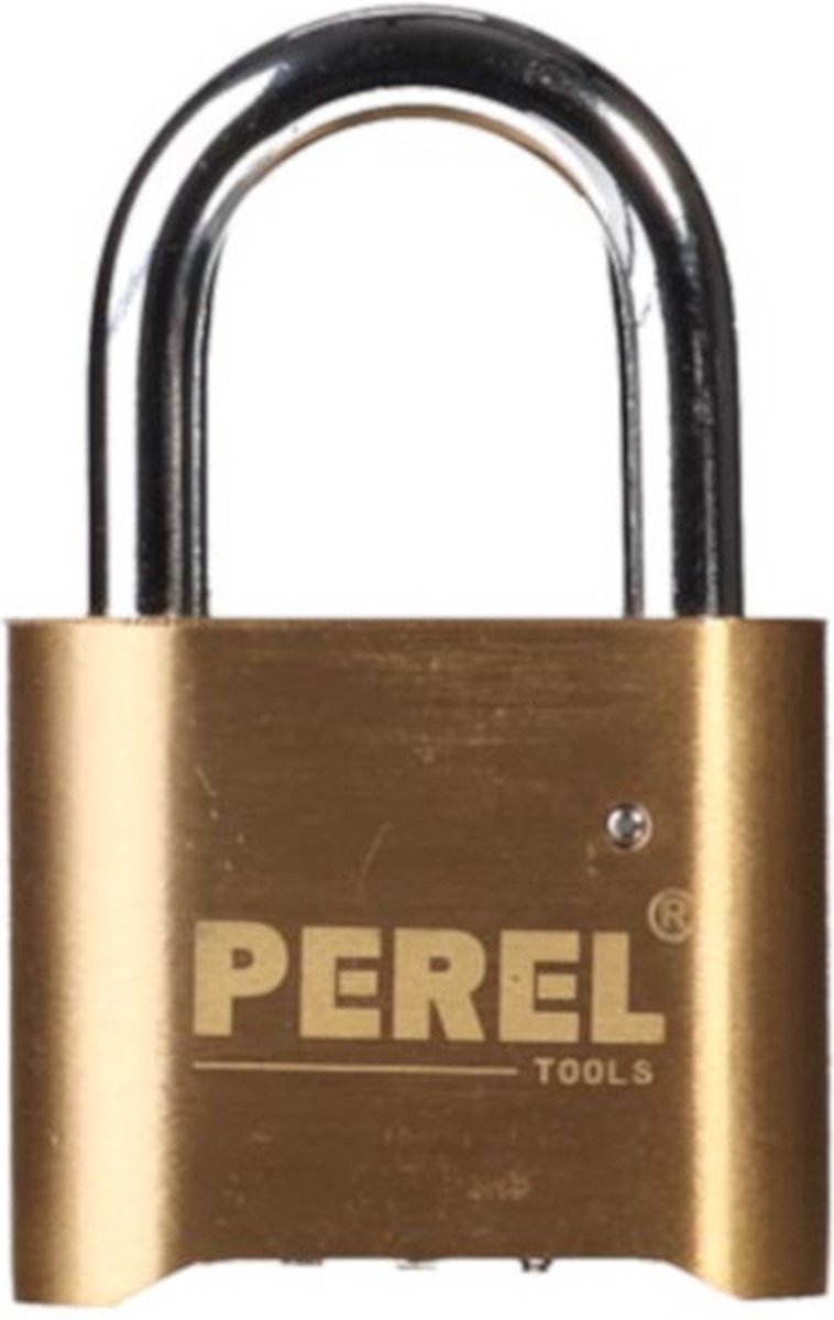 Perel High-security cijferhangslot 50 mm, ongeëvenaarde bescherming voor zwaar gebruik - Perel