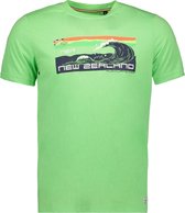 New Zealand Auckland T-shirt Ngaruawahia 21dn708 Neon Green 1700 Mannen Maat - XXL