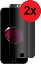 Privacy Screenprotector iPhone SE 2020 - iPhone SE 2020 Privacy Tempered Glass 2x