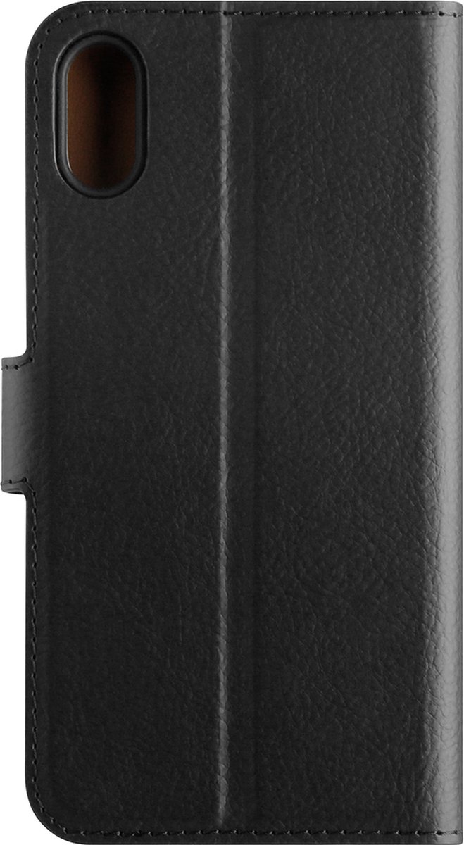 Xqisit Slim Wallet Selection iPhone XS Max hoesje - Zwart