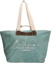 Strandtas PE Florence Leisure - Groen/Grijs/Blauw