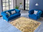 Aledin Carpets Karaj - Vintage Vloerkleed 160x230 cm - laagpolig - Tapijten woonkamer