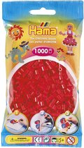 Hama 207-05 Bag 1000 Beads Red