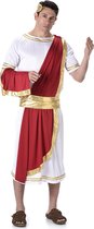 Karnival Costumes Romeinse Keizer Kostuum voor Mannen Carnavalskleding Heren Carnaval - Polyester - Maat XL - 3-Delig Tuniek/Riem/Hoofdband