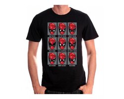 Deadpool Tacos Heads Heren T-shirt - zwart - L